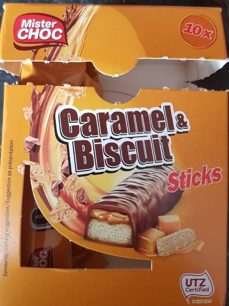 Caramel & Biscuit Sticks