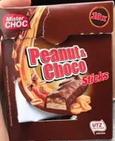 Peanut & choco sticks