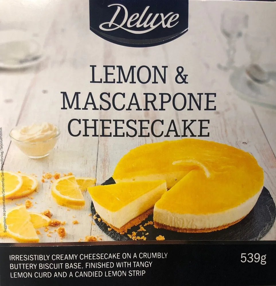 Lemon & Mascarpone Cheesecake