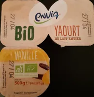 Yaourt au lait entier Vanille