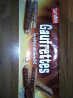 gaufrettes enrobées de chocolat