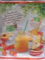 Smoothie pêche,carottes,pomme,ananas,potiron