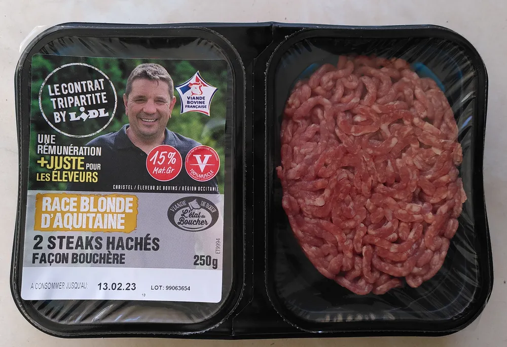 Steaks hachés FB Blonde d'Aquitaine