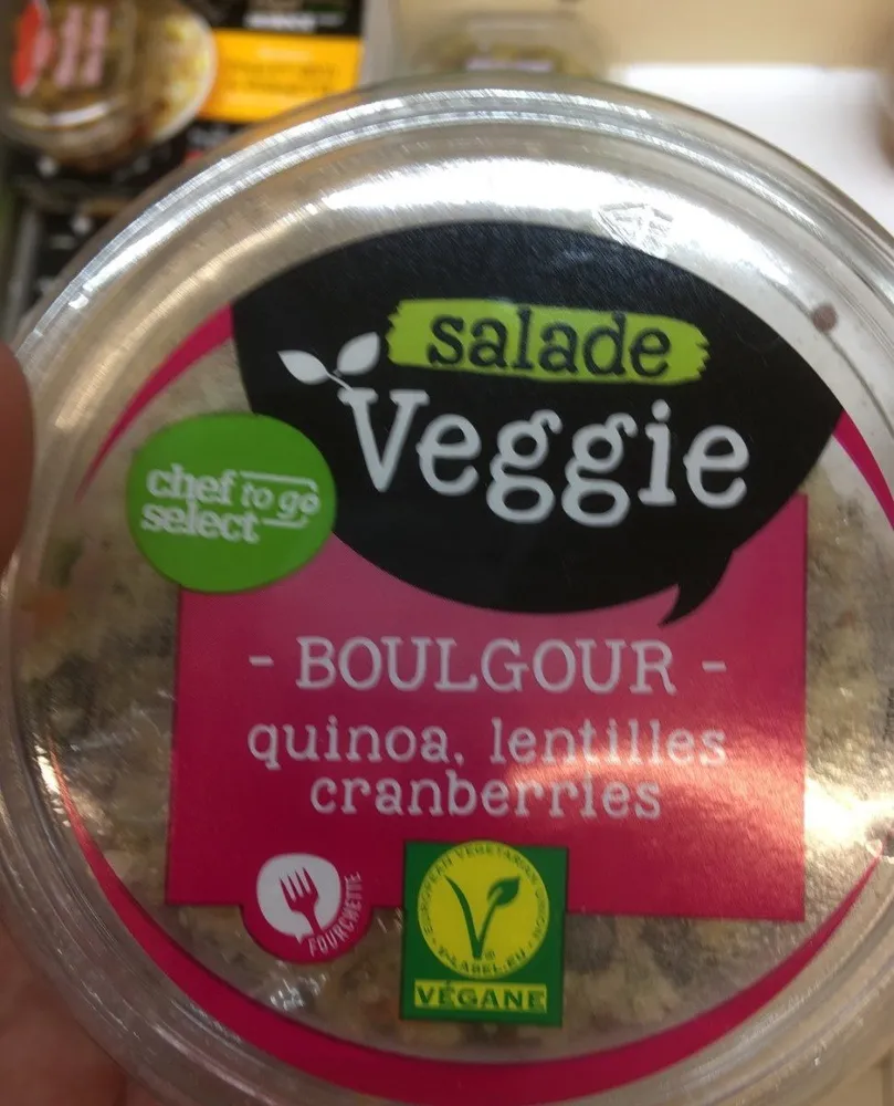 Boulgour quinoa lentilles cranberries