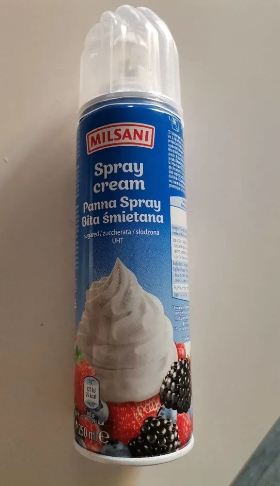 Spray cream