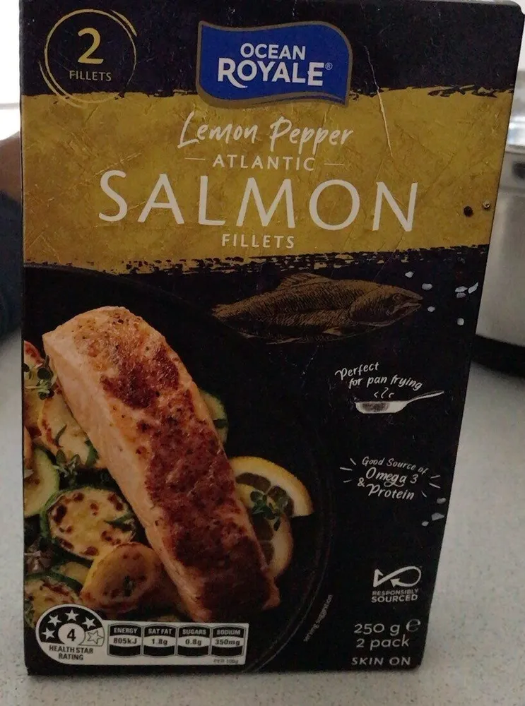 Lemon Pepper Atlantic Salmon Fillets
