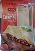 Mild feiner Edamer in Scheiben