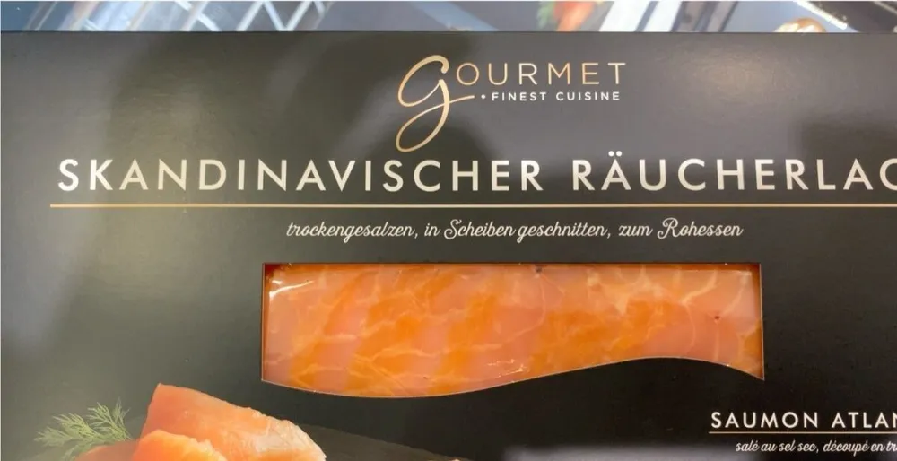 Skandinavischer Räucherlachs