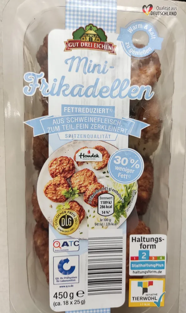 Mini-Frikadellen - fettreduziert