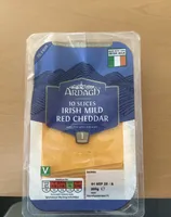 Irish mild red Cheddar