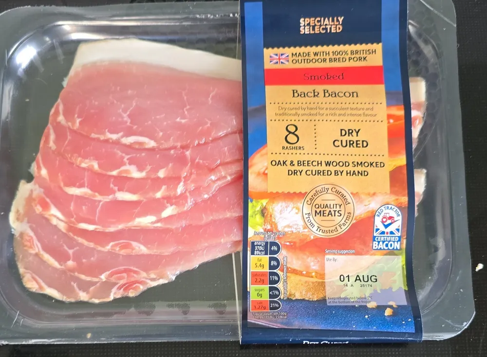 Dry Cured Smoked Back Bacon