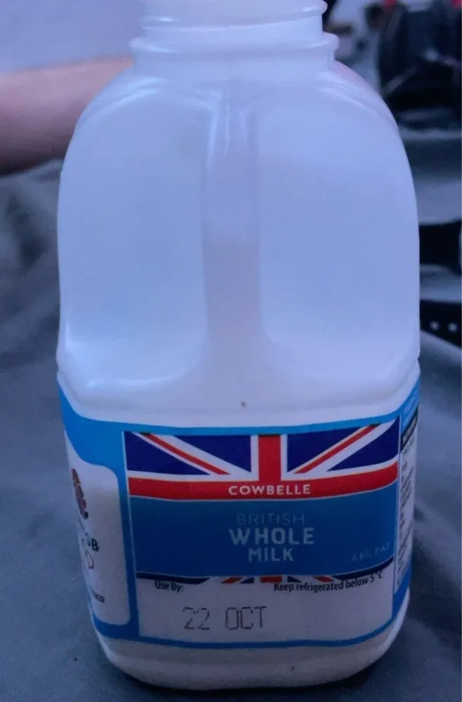 British Whole Milk