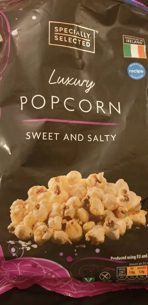 Pop corn sweet and salty