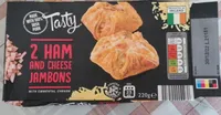 2 Ham and Cheese Jambons with emmental cheese