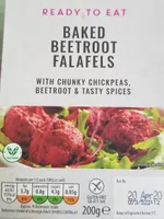 Baked Beetroot falafels