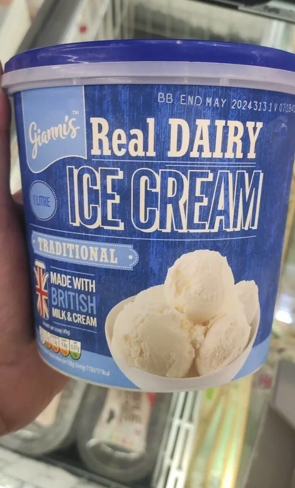Giannis Real Diary Ice Cream Traditional