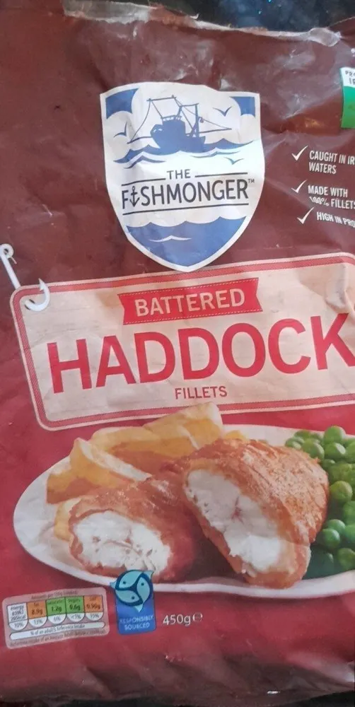 battered haddock