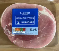 Unsmoked gammon steaks