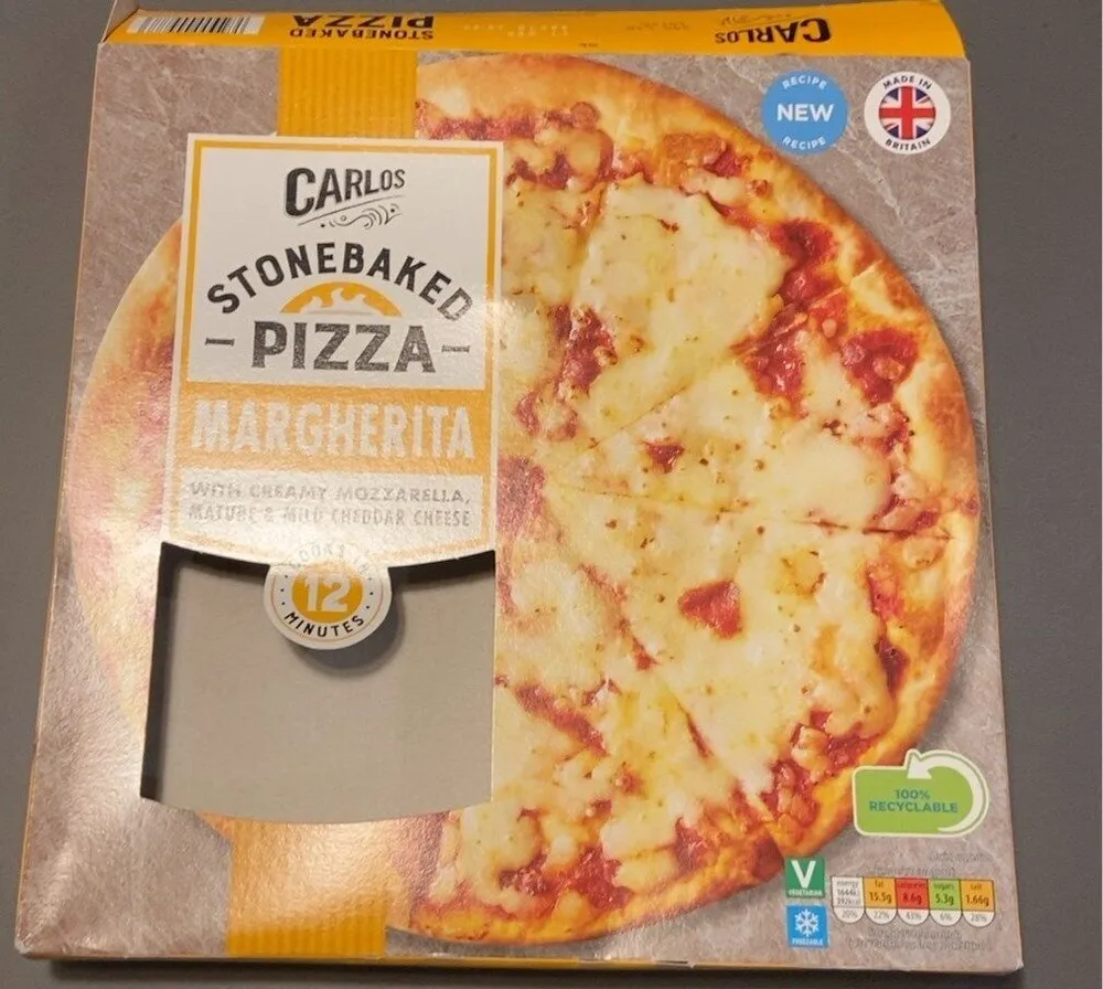 Stonebaked Pizza New Recipe Margarita