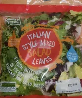 Italian style mixed salad leaves