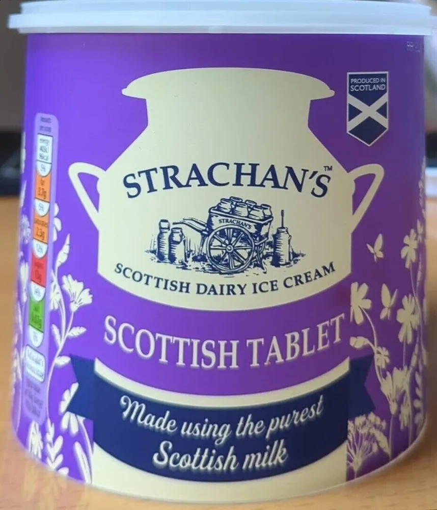 Strachan's Scottish Dairy Ice Cream - Scottish Tablet