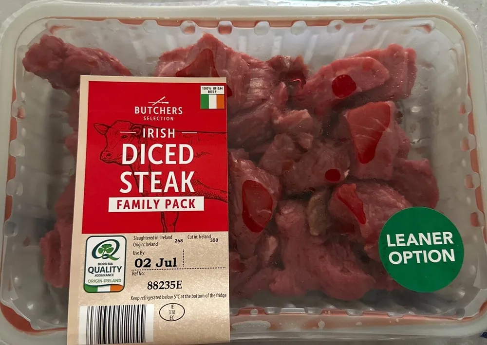 Irish Diced Steak Family Pack