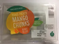 Hand picked mango chunks