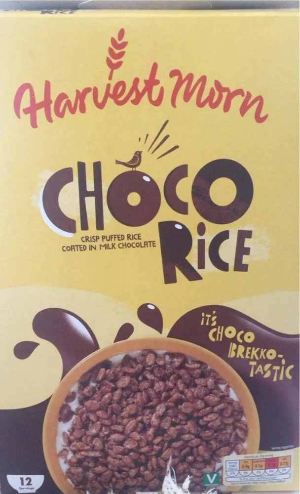 choco Rice crispy puff twice counted in milk chocolate