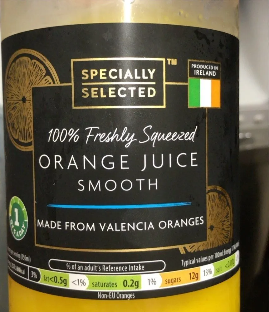 Special selected Orange Juice Smooth
