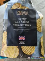 Specially Selected Lightly Sea Salted Crinkle Cut Crisps