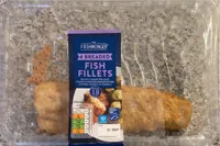 Breaded fish fillets