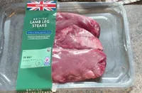 British lamb leg steaks