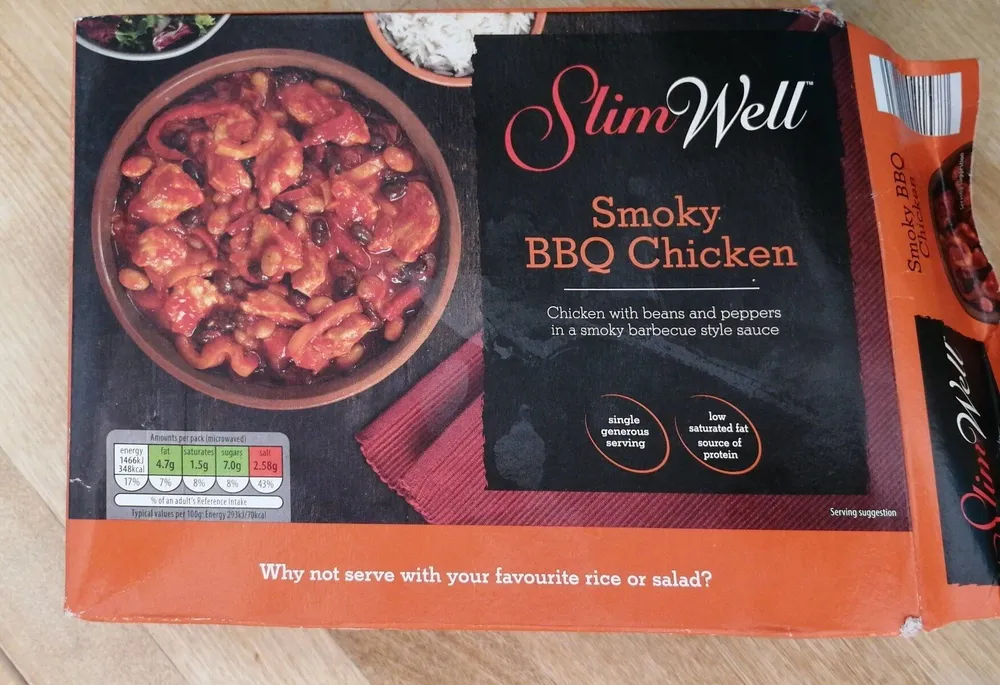 Slim well smoky BBQ chicken