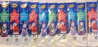 Solid milk chocolate lollipops