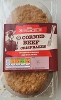 Corned beef crispbakes
