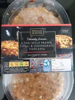 Thai style prawn chilli and lemon fishcakes