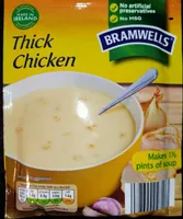 Thick chicken soup