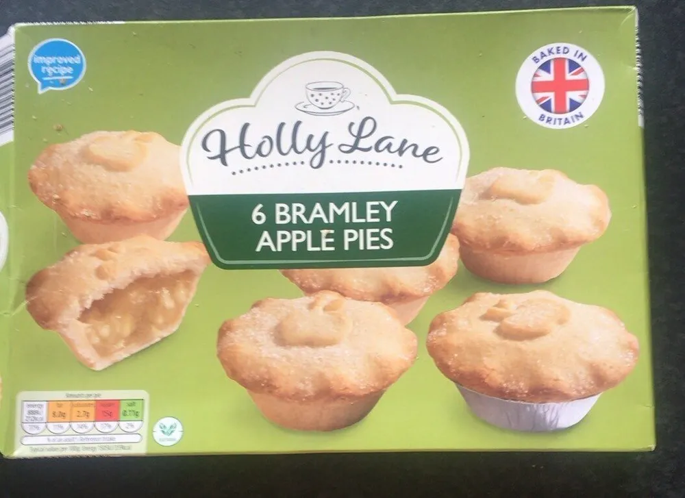 Holly Lane 6 Bramley Apple Pies