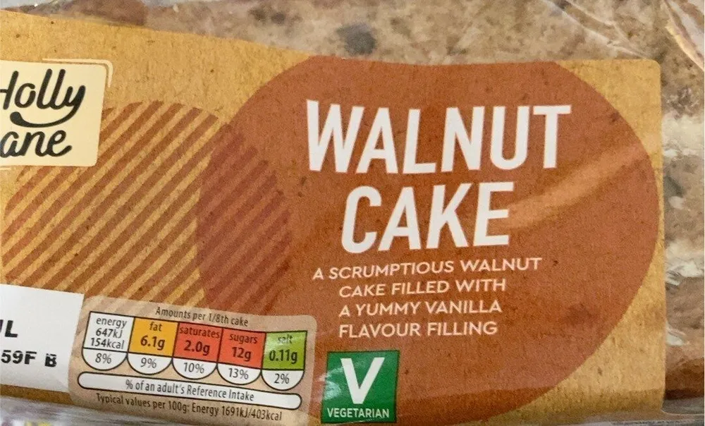 Walnut cake