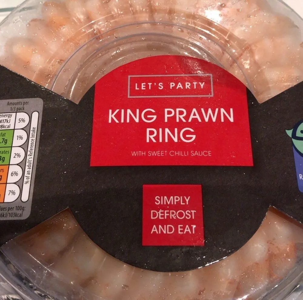 King prawn ring