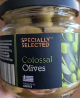 Hand picked colossal olives