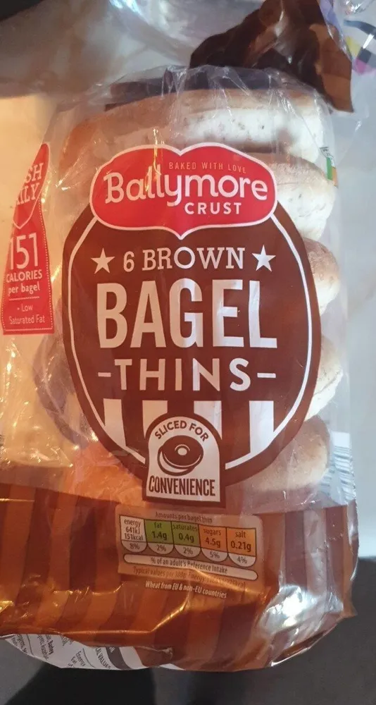 Brown bagel thins