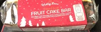 Topped Iced Fruit cake bar