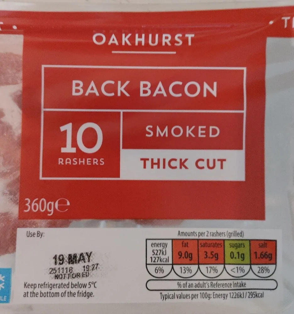 Smoked bacon