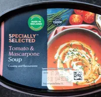 Tomato and mascarpone soup