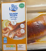 Salmon fillets with cajun marinade