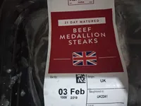 Beef Medallion Steaks