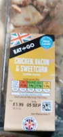 Chicken bacon and sweetcorn pasta