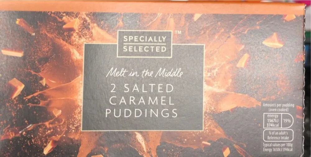 Salted Caramel puddings