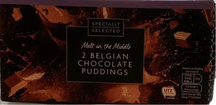 Belgian chocolate puddings
